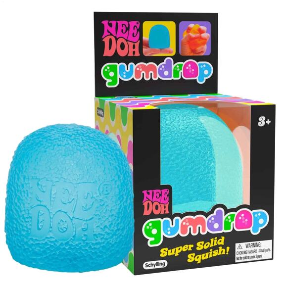 🔥NeeDoh Gumdrop - Textured Sensory Toy with Super Solid Squish BLUE BNWT🔥 - Picture 2 of 2